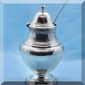 S22. Sterling silver jam jar. 